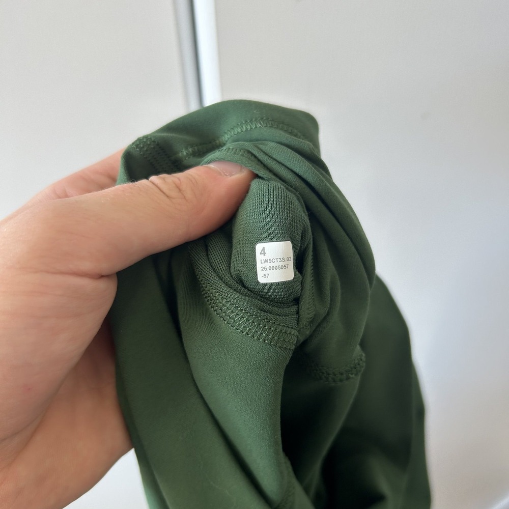 Lululemon Align High-Rise Pant 25 Nulu Yoga Leggings Dark Green LW5CT3S Size 4 - Picture 2 of 10